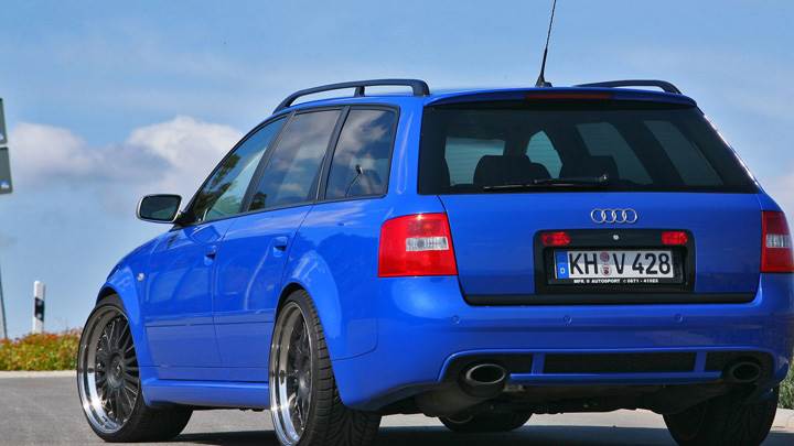 Mfk Powercar Audi Rs6 Back Pose In Blue Color